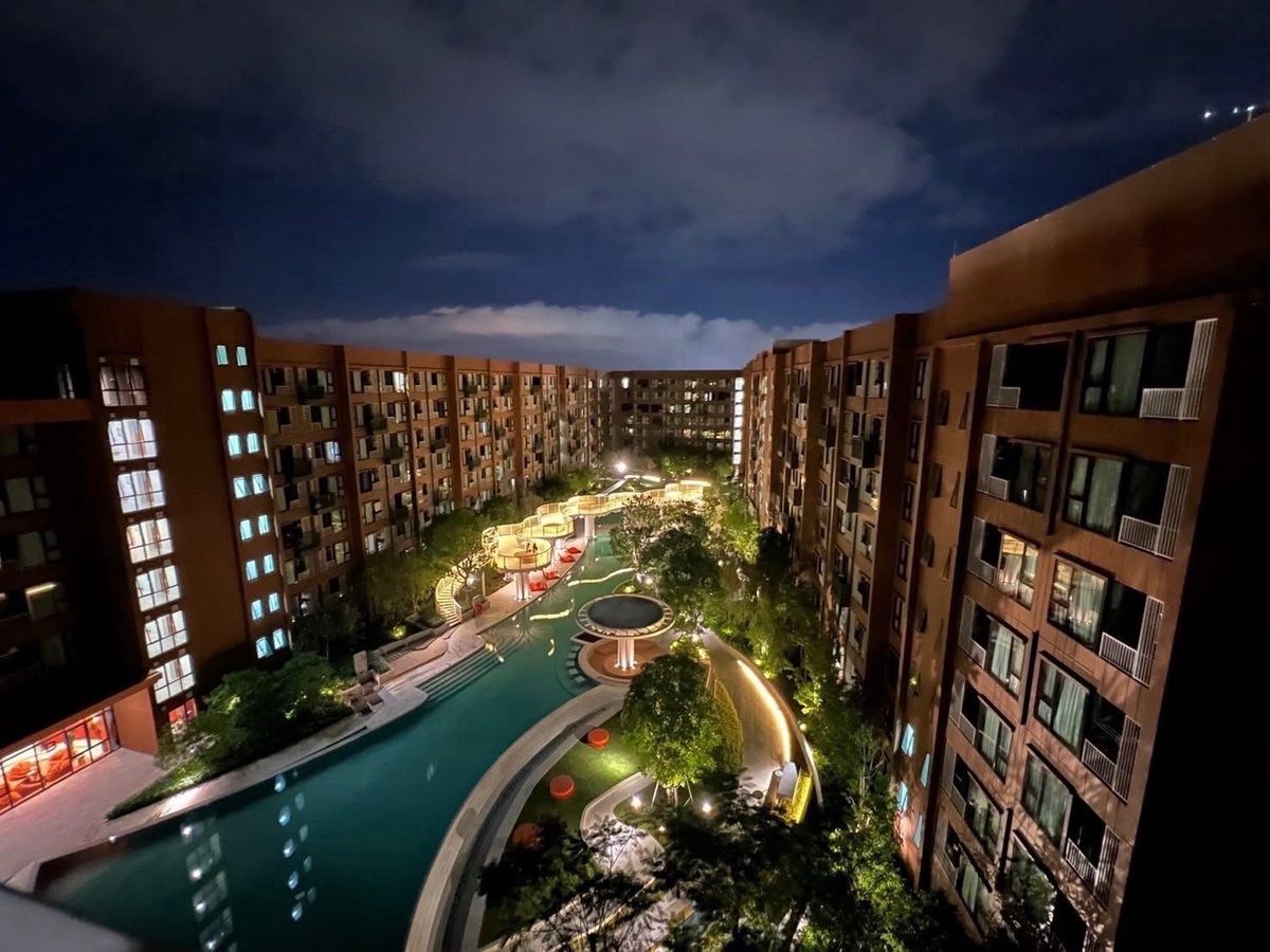 ให้เช่าคอนโดปทุมธานี รังสิต ธรรมศาสตร์ : ให้เช่า Kave town Colony ข้างม.กรุงเทพ ตึก C ชั้น 8 ขนาด 28 ตร.ม วิวสระสวยๆ🩵🏖️🧜🏻‍♂️