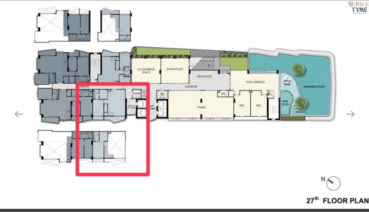 ขายดาวน์คอนโดวงเวียนใหญ่ เจริญนคร : ขายดาวน์ ห้องDuplex สุด Rare !ชั้น27 ติดส่วนกลางมีเพียง4ห้องในทั้งโครงการ