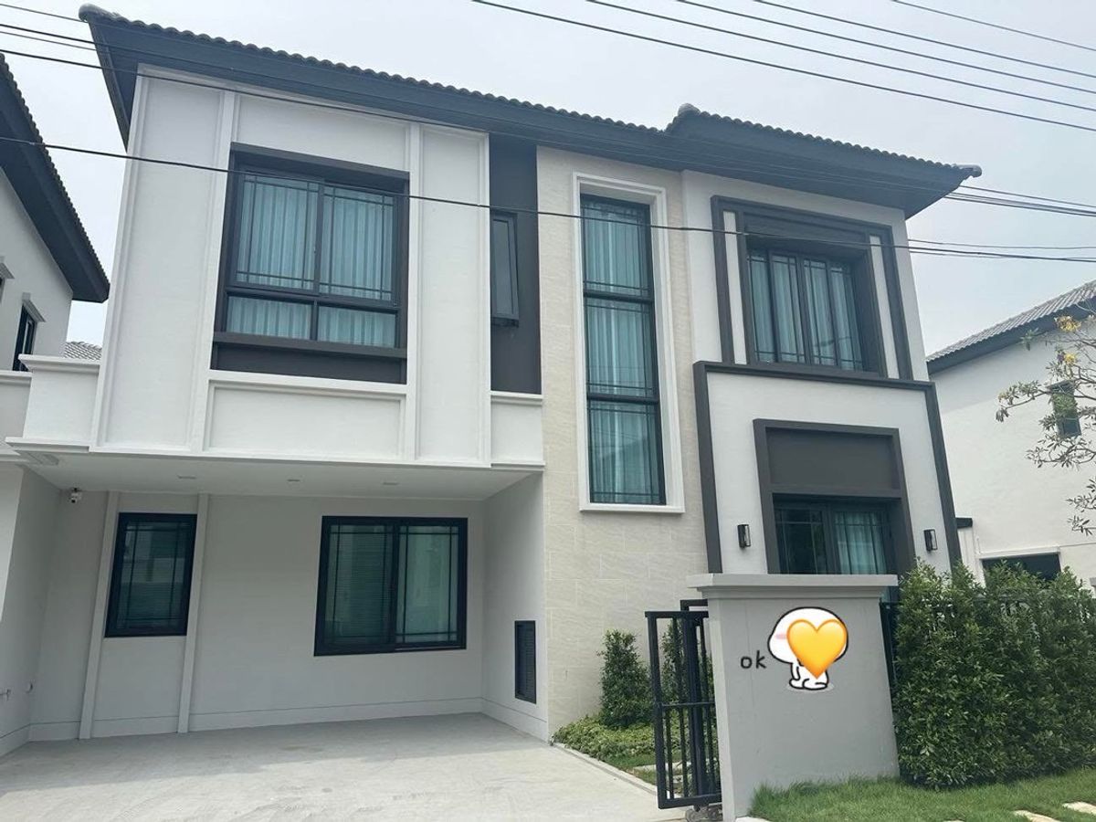 ให้เช่าบ้านสมุทรปราการ สำโรง : บ้านเดี่ยวให้เช่า | Grande Pleno สุขุมวิท-บางนา ใกล้ Mega Bangna เพียง 600 เมตร‼️ ✨ บ้านใหม่ สวย สไตล์โมเดิร์น พื้นที่กว้าง อยู่สบาย พร้อมเข้าอยู่ทันที💥  💸 ค่าเช่า 75,000 บาท/เดือน