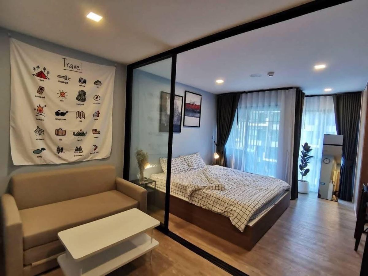 For RentCondoPathum Thani,Rangsit, Thammasat : 📢 Rent Kave Town Space, Bangkok University, Building D, Floor 5, Size 27 SQM