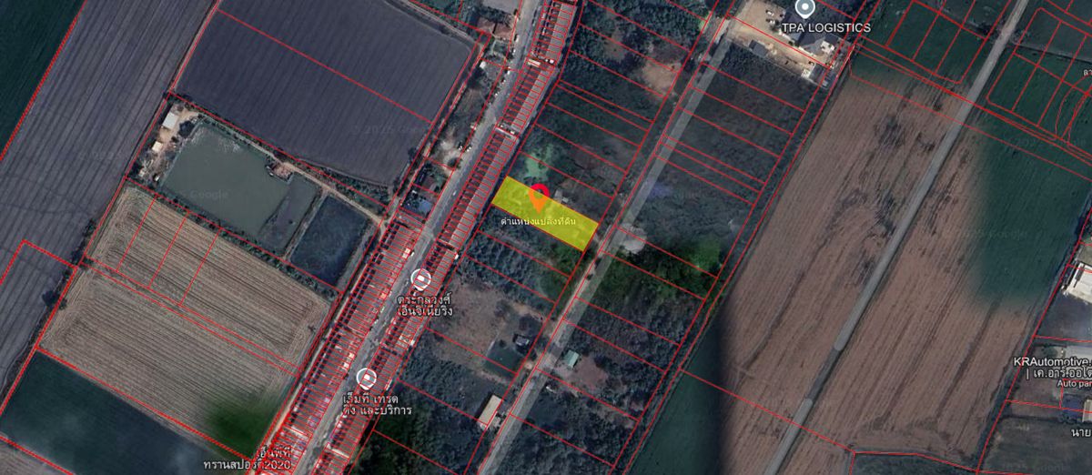 ขายที่ดินปทุมธานี รังสิต ธรรมศาสตร์ : ขาย ที่ดิน 1 ไร่ สามโคก ปทุมธานี 