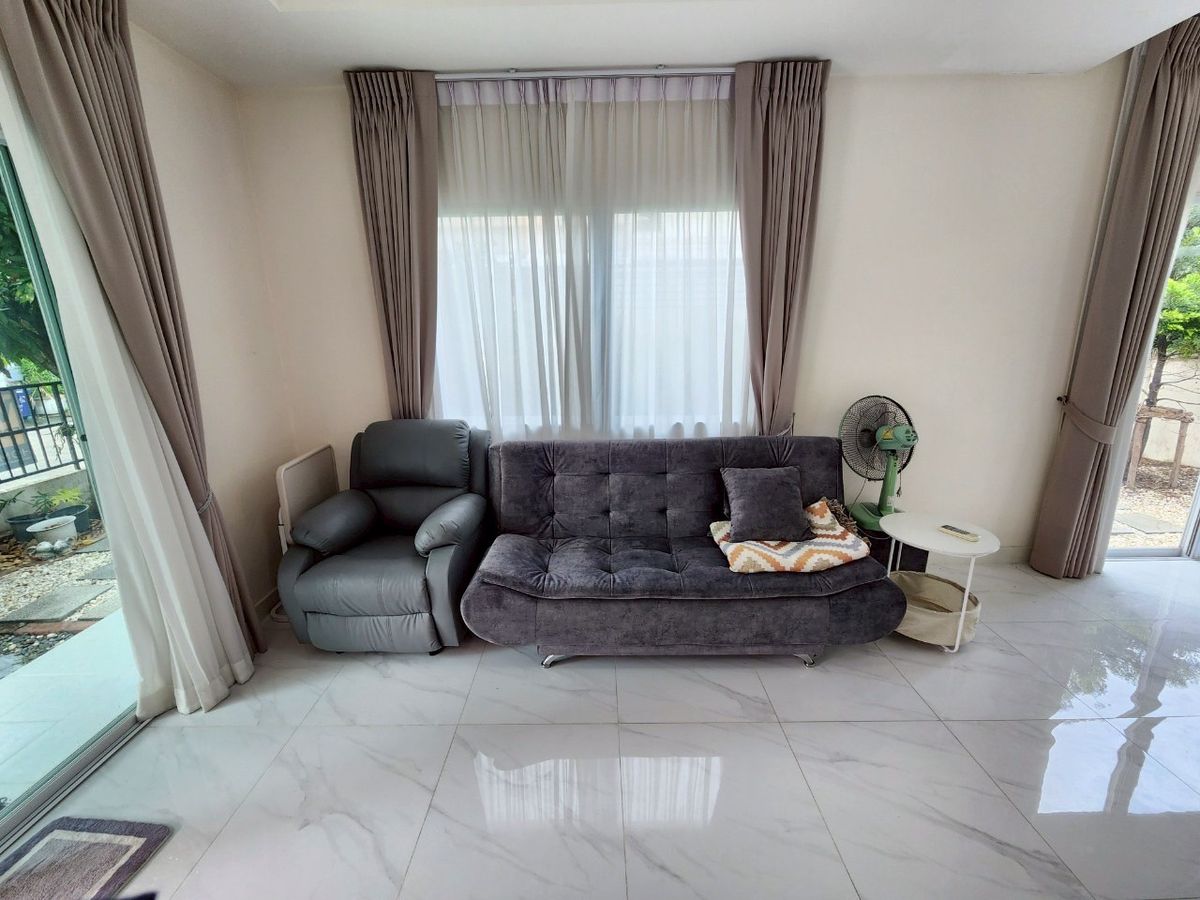 For SaleHouseNonthaburi, Bang Yai, Bangbuathong : 📌Single house for sale, Perfect Park project, Rama 5-Bang Yai (Soi Wat Phra Non), 42 sq m, with furniture & electrical appliances, price only 3.6 million!! Near Central Westgate, near MRT3 Bang Yai Intersection (Purple Line), near Bang Yai Hospital