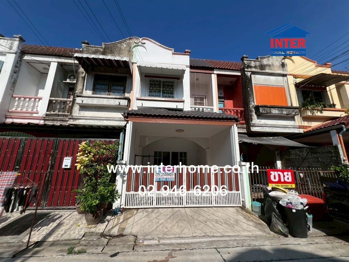 ขายทาวน์โฮมมีนบุรี-ร่มเกล้า : ทาวน์เฮ้าส์ 2 ชั้น 16 ตร.ว. หมู่บ้านวรางกูล เลียบคลองสอง ซอยเลียบคลองสอง6 ถนนกาญจนาภิเษก ถนนเลียบคลองสอง เขตมีนบุรี กรุงเทพมหานคร