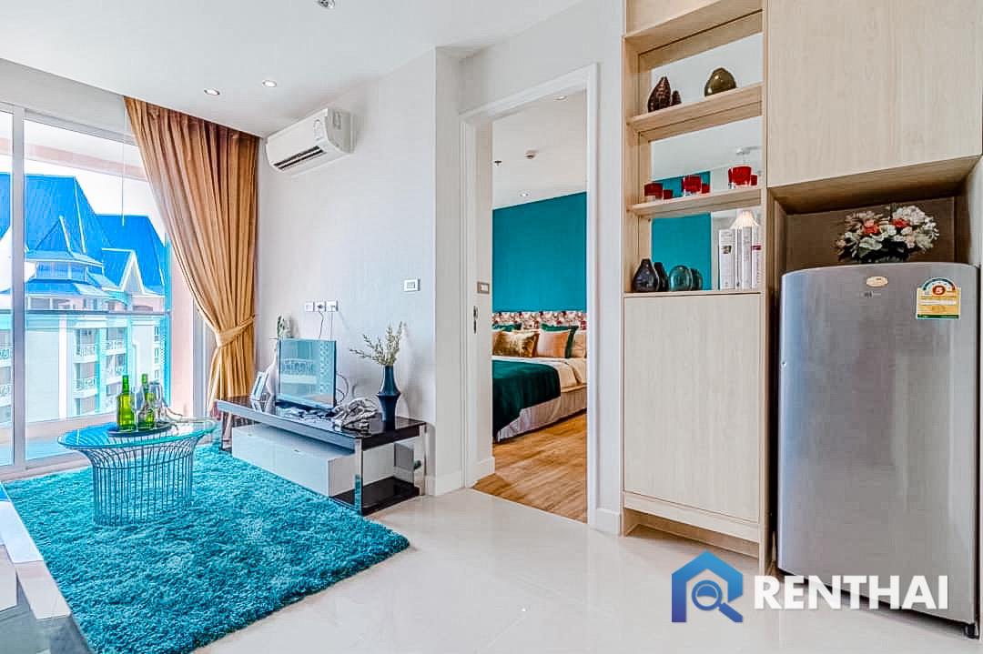 For SaleCondoPattaya, Bangsaen, Chonburi : Grande Caribbean  1 bedroom 37 sqm Pool view