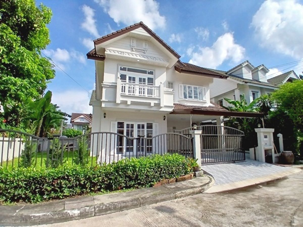 ให้เช่าบ้านมีนบุรี-ร่มเกล้า : ใกล้ RIS/ Heathfield, ให้เช่า บ้านเดี่ยว 2 ชั้น (ปรับปรุงใหม่) พาร์คเวย์ ชาเล่ต์ รามคำแหง 190/1 มีนบุรี ( Ramkhamhaeng)