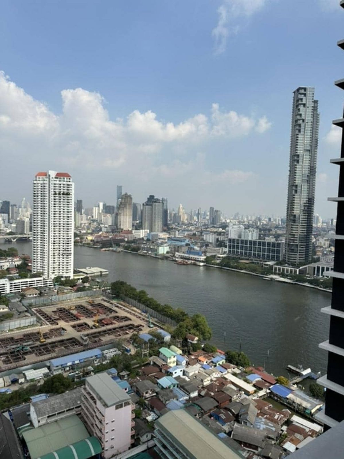 For RentCondoWongwianyai, Charoennakor : For rent 🔥 Chapter Charoennakhon - Riverside 🔥 Fully furnished and equipped, near BTS Krung Thon Buri