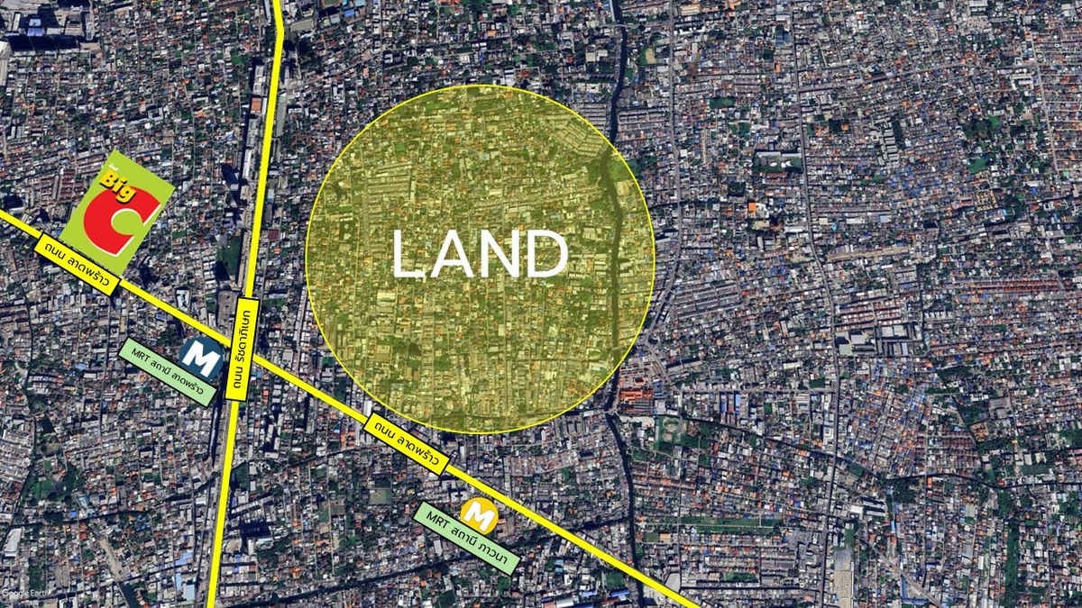ขายที่ดินโชคชัย4 ลาดพร้าว71 : ขาย ที่ดิน ซอย ลาดพร้าว แปลงสวย แหล่งชุมชน