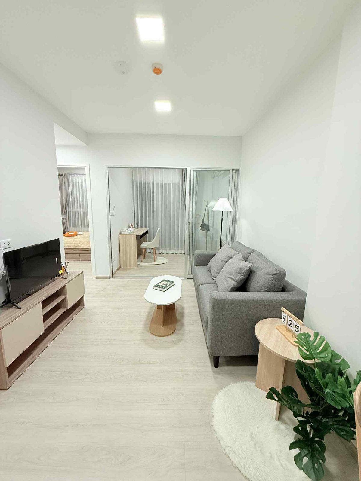 ให้เช่าคอนโดอ่อนนุช อุดมสุข : P-2722 ให้เช่าด่วน ! คอนโด Plum sukhumvit 62 ห้องสวย เฟอร์นิเจอร์ครบ พร้อมอยู่ ใกล้ BTS บางจาก