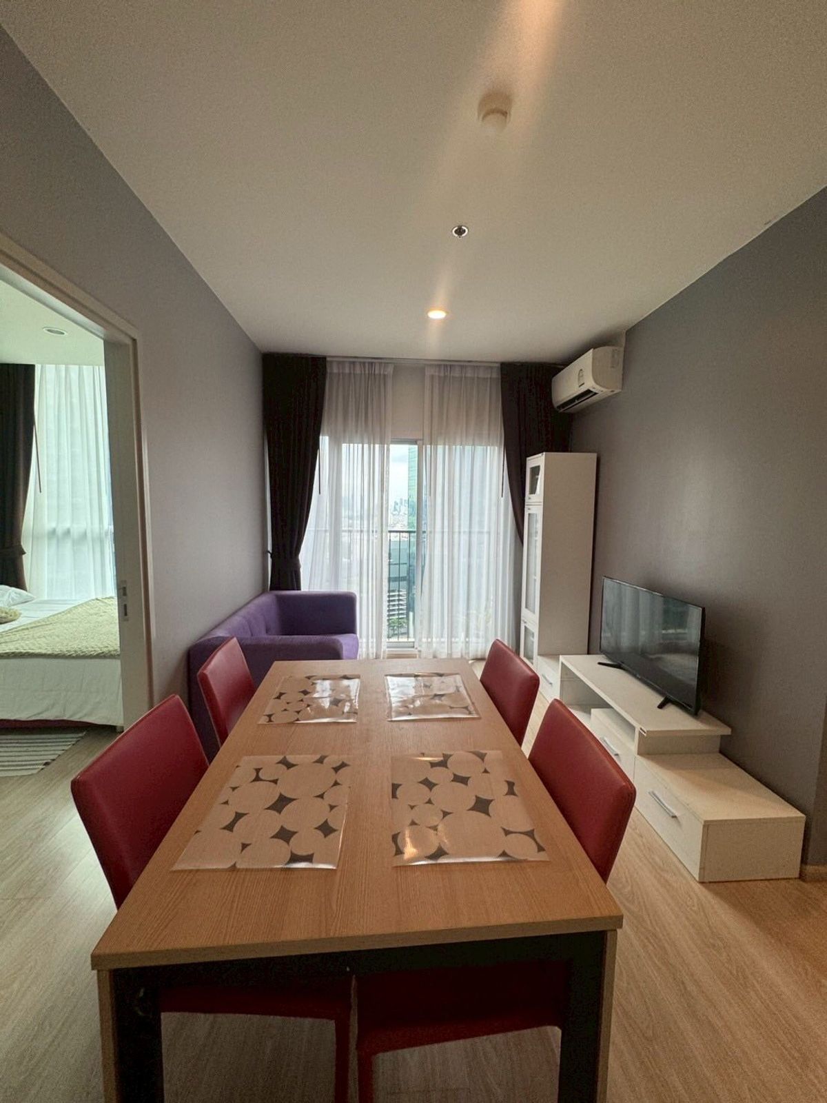For RentCondoRatchadapisek, Huaikwang, Suttisan : Noble Revolve Ratchada 2, beautiful view, not blocked, view from all 3 rooms