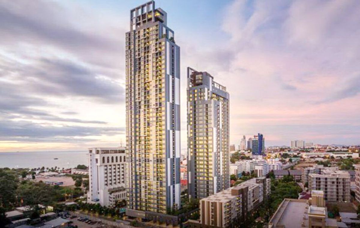 ขายคอนโดพัทยา บางแสน ชลบุรี สัตหีบ : ขายถูก Condo Centric Sea Pattaya  ขนาด 31.84  ตร.ม  พร้อมเฟอร์นิเจอร์