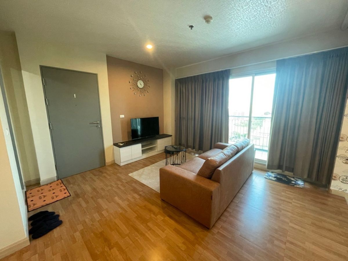 For RentCondoRatchadapisek, Huaikwang, Suttisan : Rent a 2 -bedroom corner room, 12th floor, decorated