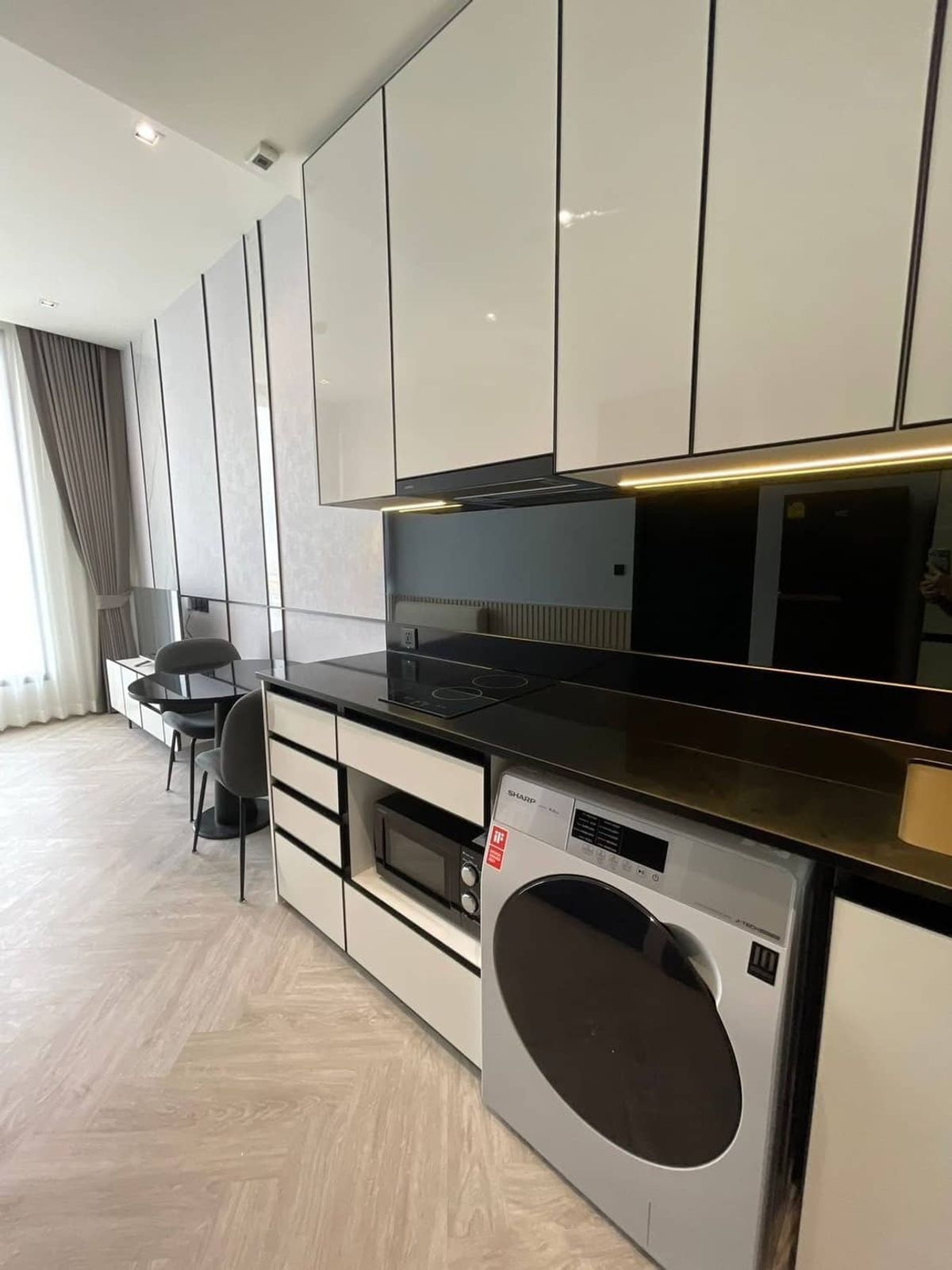 For RentCondoWongwianyai, Charoennakor : For rent 🔥 Chapter Charoennakhon - Riverside 🔥 Fully furnished and equipped, near BTS Krung Thon Buri