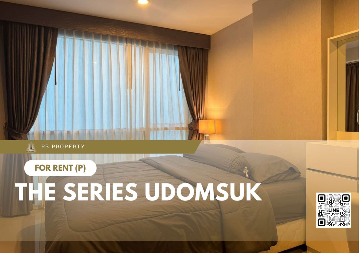 ให้เช่าคอนโดอ่อนนุช อุดมสุข : ให้เช่า 📍 The Series Udomsuk 📍 เฟอร์นิเจอร์ และ เครื่องใช้ไฟฟ้าครบ ใกล้ BTS อุดมสุข