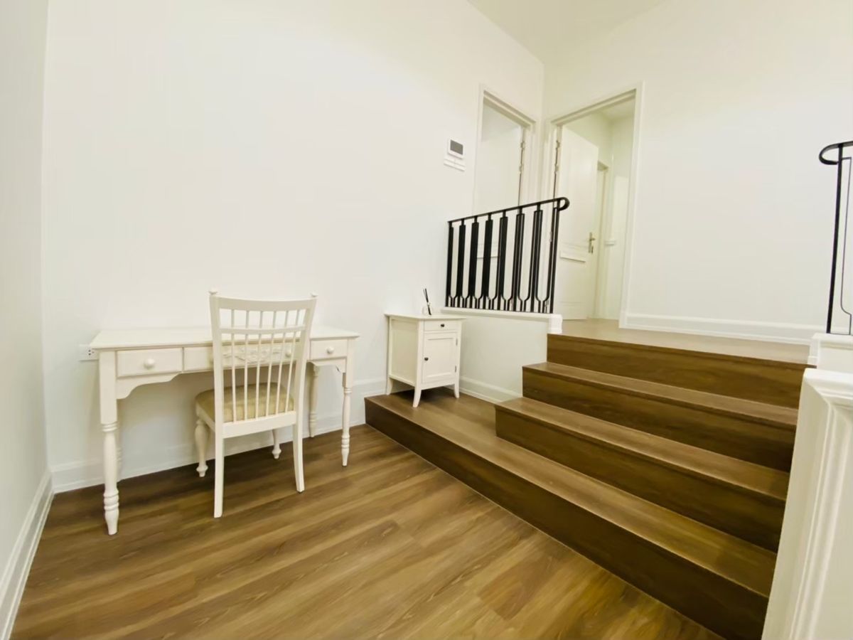 For RentTownhomePattanakan, Srinakarin : 🔥 Luxury French-Style Home for Rent at Nantawan Rama 9 | Elegantly Furnished, Prime Corner Unit Near Clubhouse — Private & Move-In Ready!