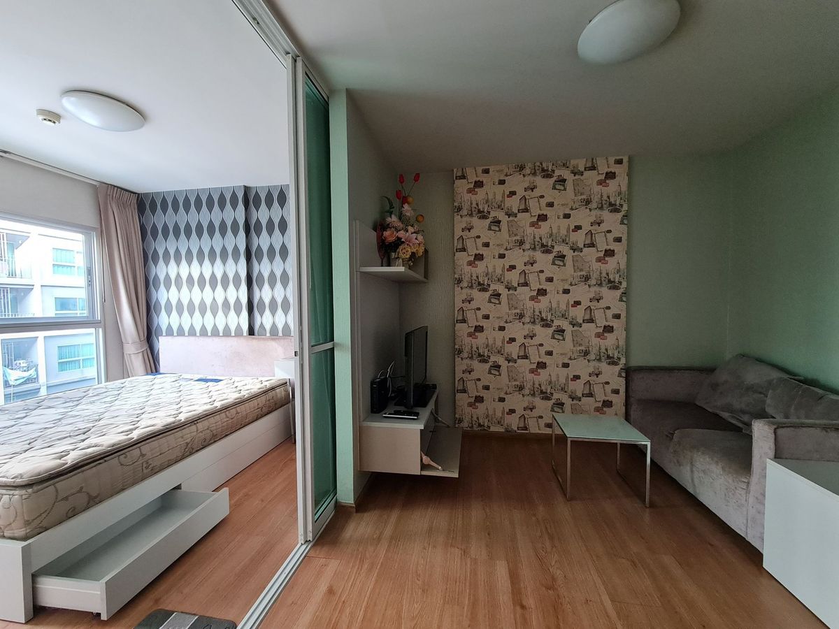 ให้เช่าคอนโดรามคำแหง หัวหมาก : 🌺FOR RENT>> D Condo Ramkhamhaeng 9 ✨🚩ตึก A  ชั้น 3 ขนาด 30 ตร.ม. ใกล้ BTS สายสีส้มและ Airport link รามคำแหง #LV-MO1908