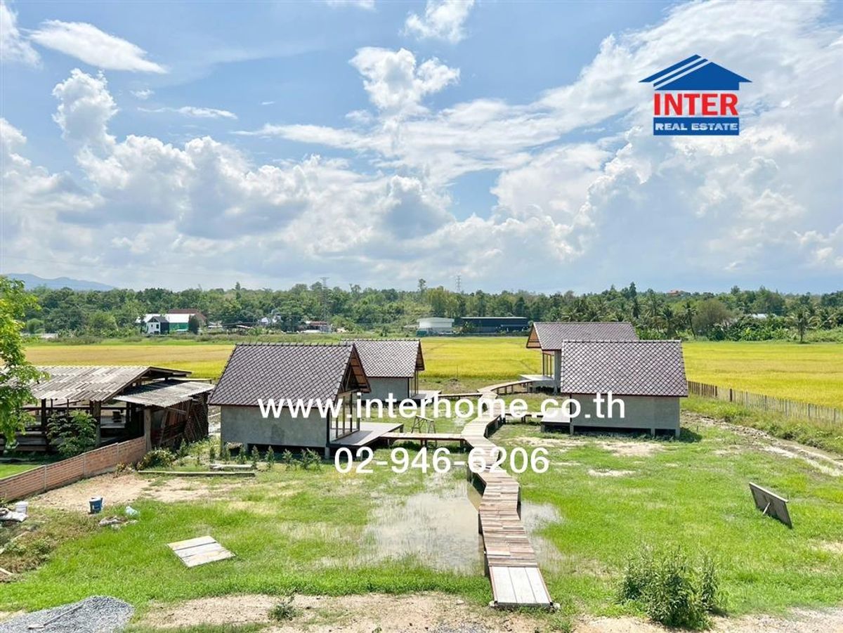 ขายที่ดินเชียงใหม่ : ที่ดิน พร้อมสิ่งปลูกสร้าง 3 ไร่ 326 ตร.ว. ที่ดิน พร้อมสิ่งปลูกสร้าง ซอยน้ำริน16 ถนนโชตนา แม่ริม เชียงใหม่