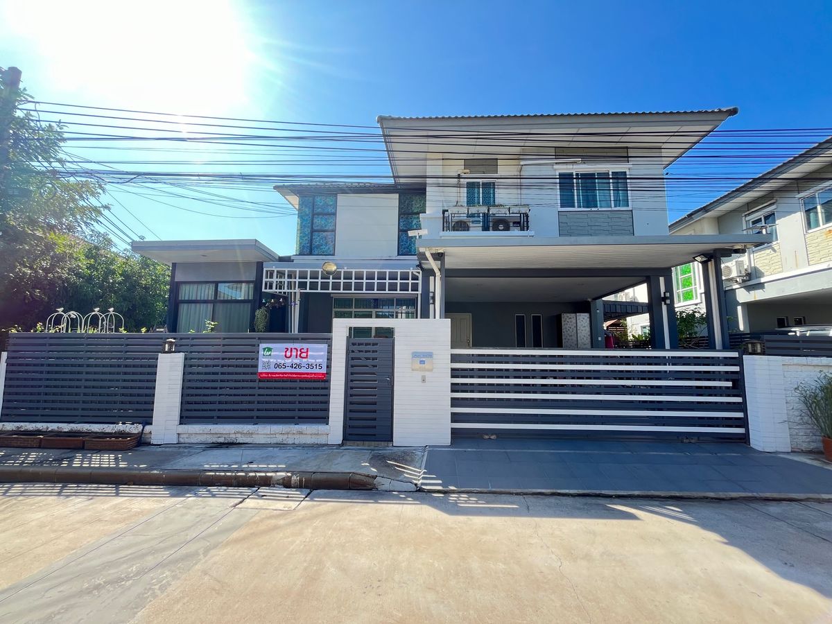ขายบ้านบางนา แบริ่ง ลาซาล : ขายบ้านเดี่ยว หมู่บ้านเดอะแพลนท์ ภัสสร บางนา-กิ่งแก้ว หลังมุม ต่อเติมห้องนอนด้านล่างเพิ่มเติม