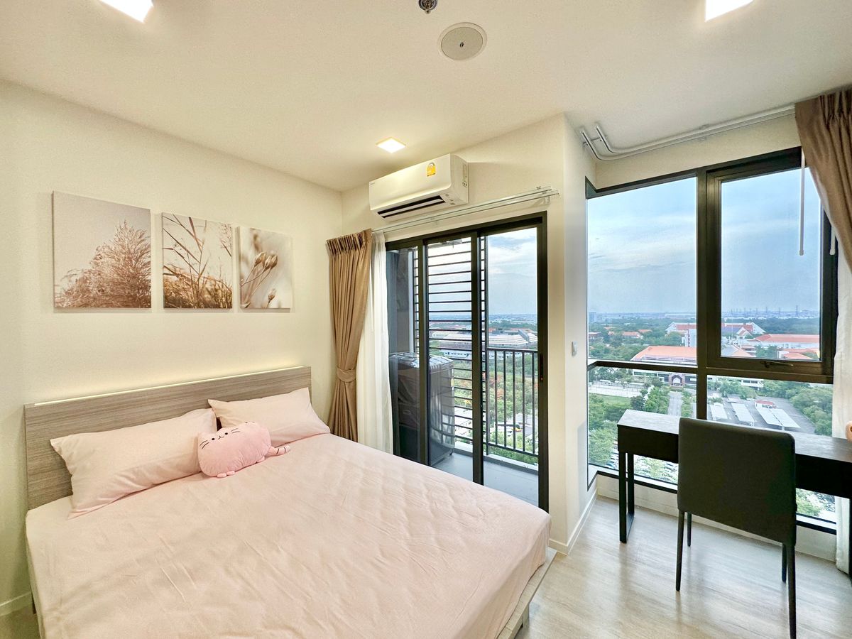 ขายคอนโดปทุมธานี รังสิต ธรรมศาสตร์ : Modiz Launch มธ. ขายห้องแต่งครบ 1-bed 26 ตร.ม. ทิศเหนือ วิว มธ.