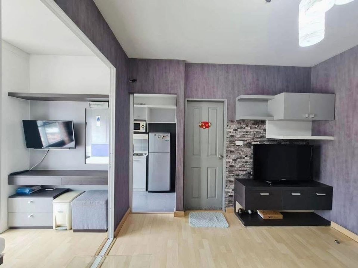 ขายคอนโดพัฒนาการ ศรีนครินทร์ : S-LFP109  ขายพร้อมผู้เช่า📌เดอะลีฟ พัฒนาการ, ชั้น 14 แต่งครบ 30.25 ตรม. 1.9 ล้าน 064-959-8900