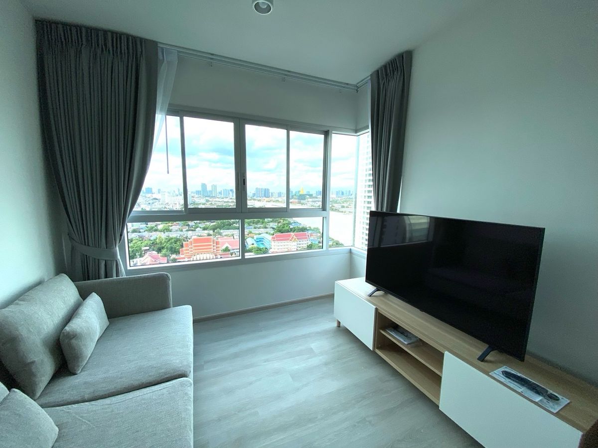 ให้เช่าคอนโดปิ่นเกล้า จรัญสนิทวงศ์ : 2bed 2bath แต่งสวย วิวสวย เครื่องใช้ไฟฟ้าครบพร้อม 