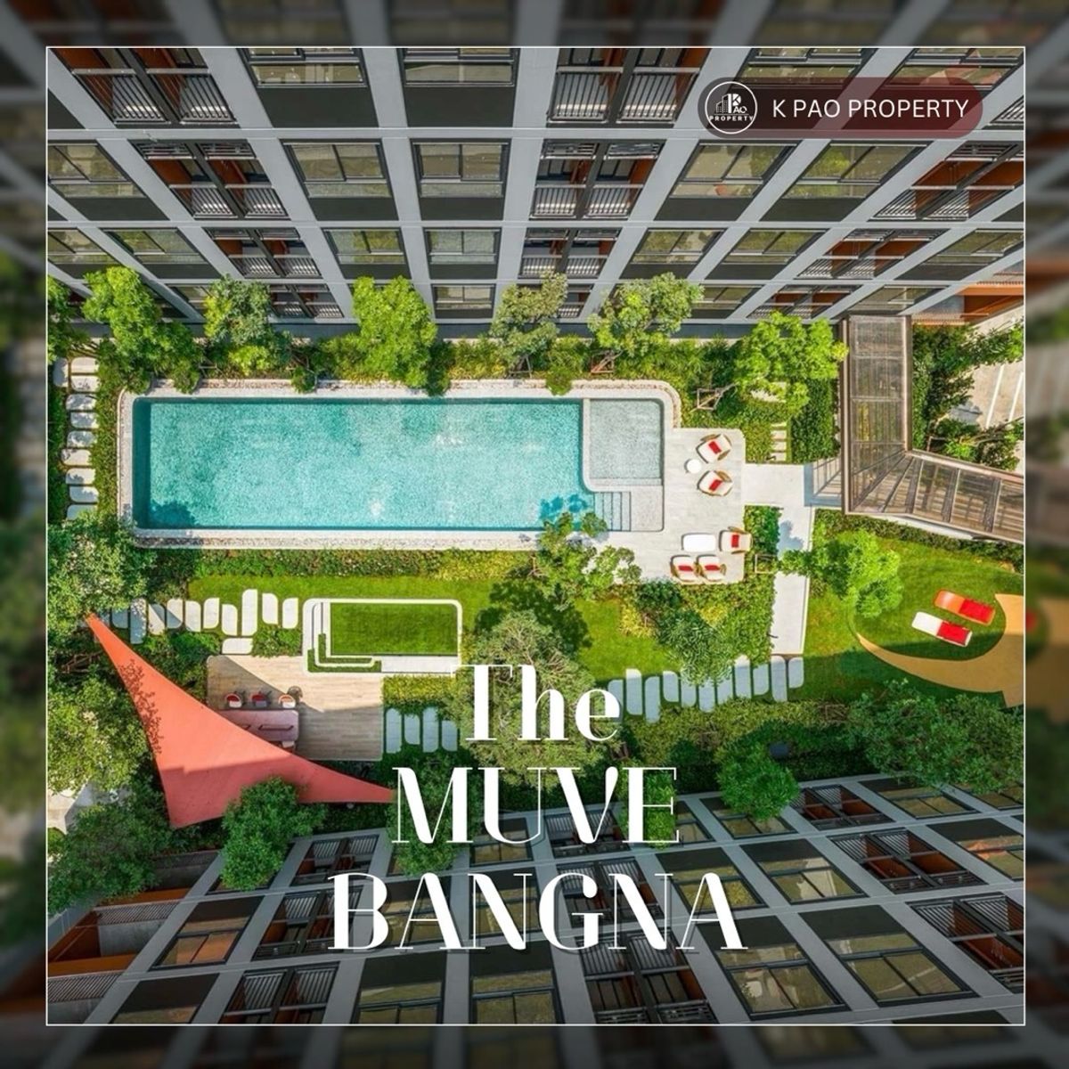 ให้เช่าคอนโดบางนา แบริ่ง ลาซาล : The Muve Bangna ห้องใหม่! เฟอร์นิเจอร์เครื่องใช้ไฟฟ้าครบ
