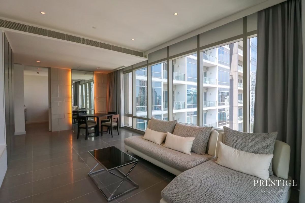 For RentCondoWitthayu, Chidlom, Langsuan, Ploenchit : 📌For RENT Rent | 185 Rajadamri - 2BR (107 SQM) 120,000 THB