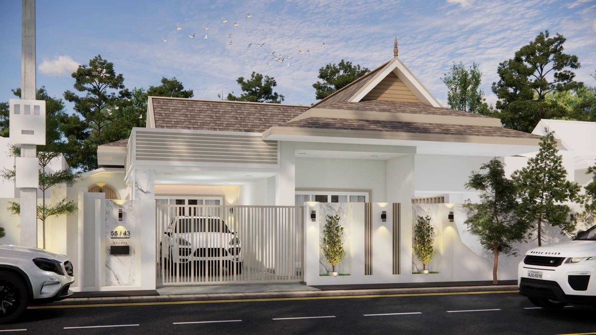 ขายบ้านภูเก็ต : ขายบ้านแฝดโครงการสมบูรณ์ทรัพย์(ลิพอน) 144 ตร.ม. ใกล้ โรงเรียนขจรเกียรติถลาง