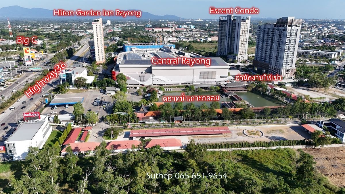 ให้เช่าสำนักงานระยอง : สำนักงานให้เช่า ใจกลางเมืองระยอง บรรยากาศริมน้ำ ติดห้างเซ็นทรัล ระยอง
