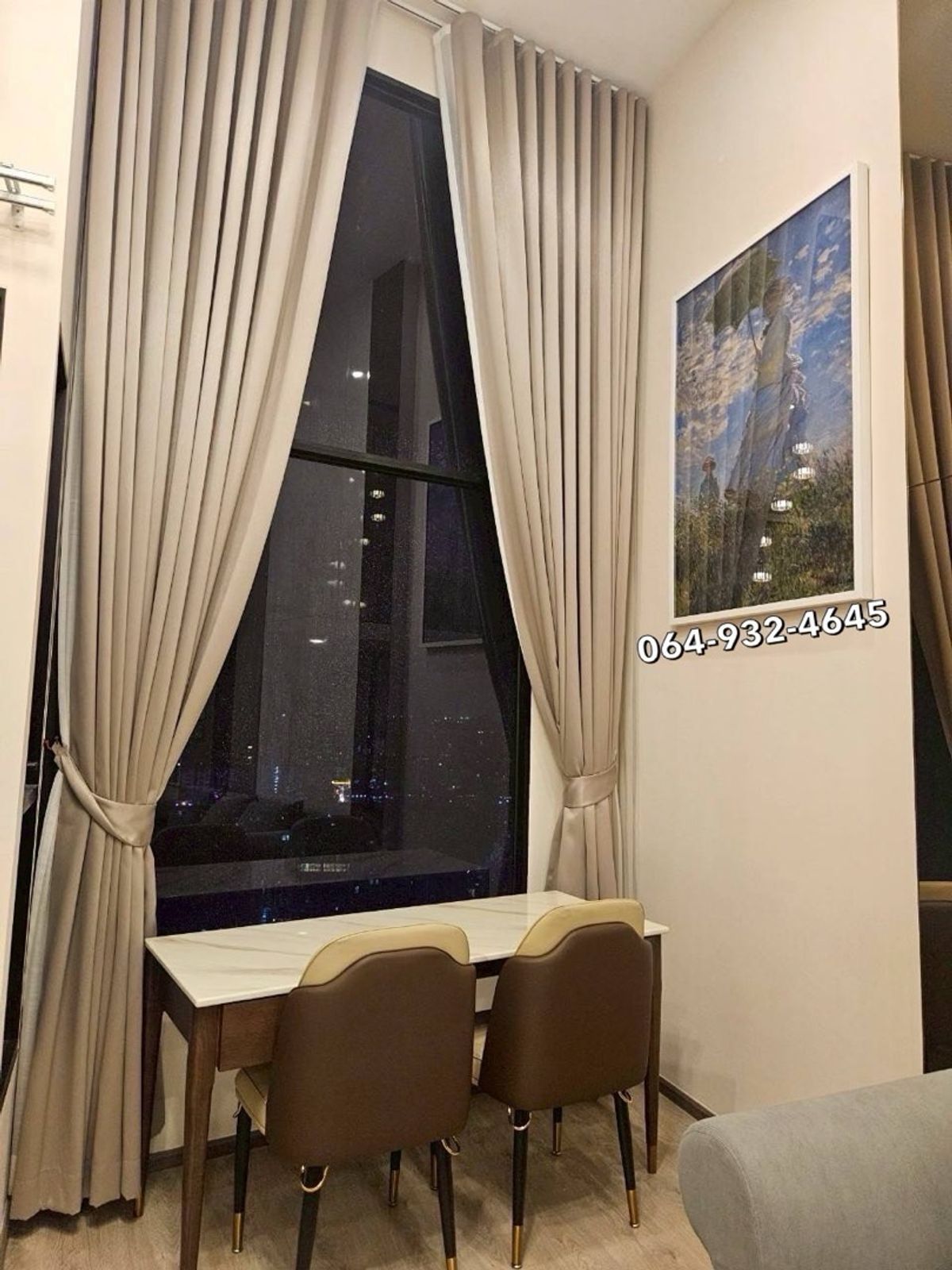 ให้เช่าคอนโดรัชดา ห้วยขวาง : Duplex Loft SOHO Ratchada 1Bedroom 38sq.m for Rent Contact 064-932-4645 