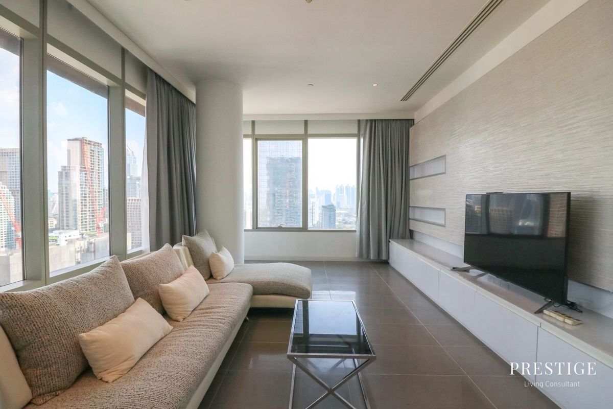 For RentCondoWitthayu, Chidlom, Langsuan, Ploenchit : 📌For RENT Rent | 185 Rajadamri - 2BR (107 SQM) 120,000 THB