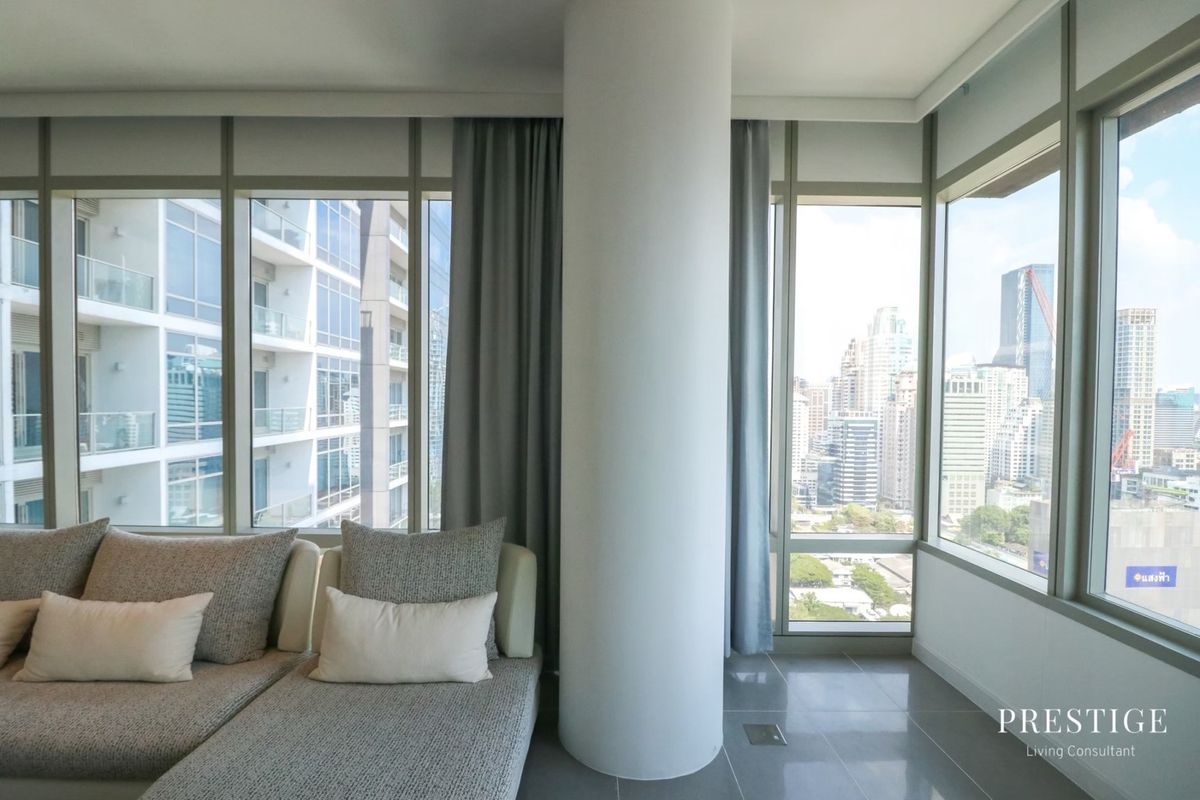 For RentCondoWitthayu, Chidlom, Langsuan, Ploenchit : 📌For RENT Rent | 185 Rajadamri - 2BR (107 SQM) 120,000 THB