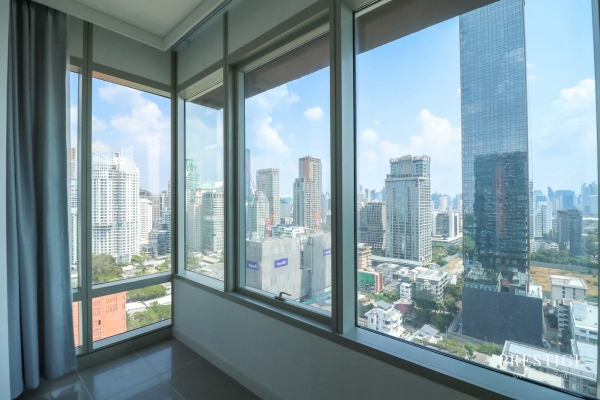For RentCondoWitthayu, Chidlom, Langsuan, Ploenchit : 📌For RENT Rent | 185 Rajadamri - 2BR (107 SQM) 120,000 THB