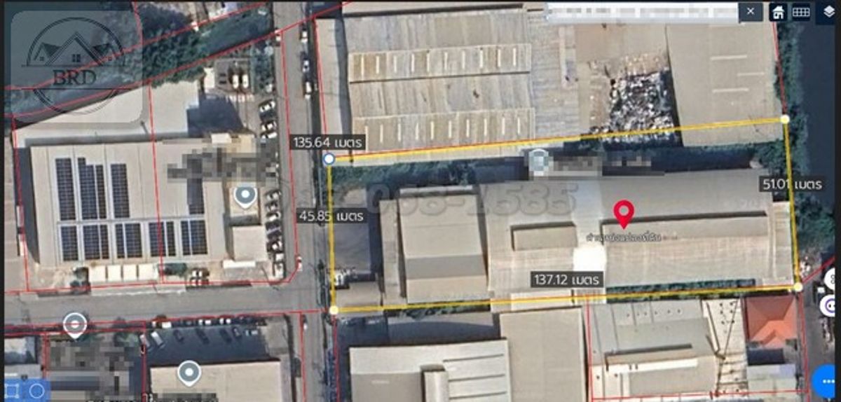 For SaleFactorySamut Prakan,Samrong : Selling a factory, warehouse, ready to use Bangna Trat Road, 19, area 3-3-95 rai, selling 56 million baht, Bang Phli, Samut Prakan