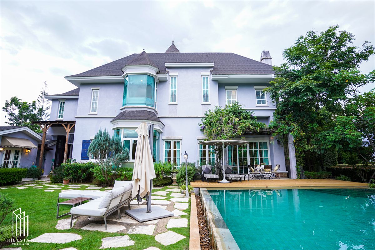 ขายบ้านปากช่อง เขาใหญ่ : For sale Magnolias French Country บ้านพักตากอากาศสไตล์เฟรนซ์คันทรีที่คงเสน่ห์ความหรูหรา 485 sq.w. 3 bedroom @41.12MB