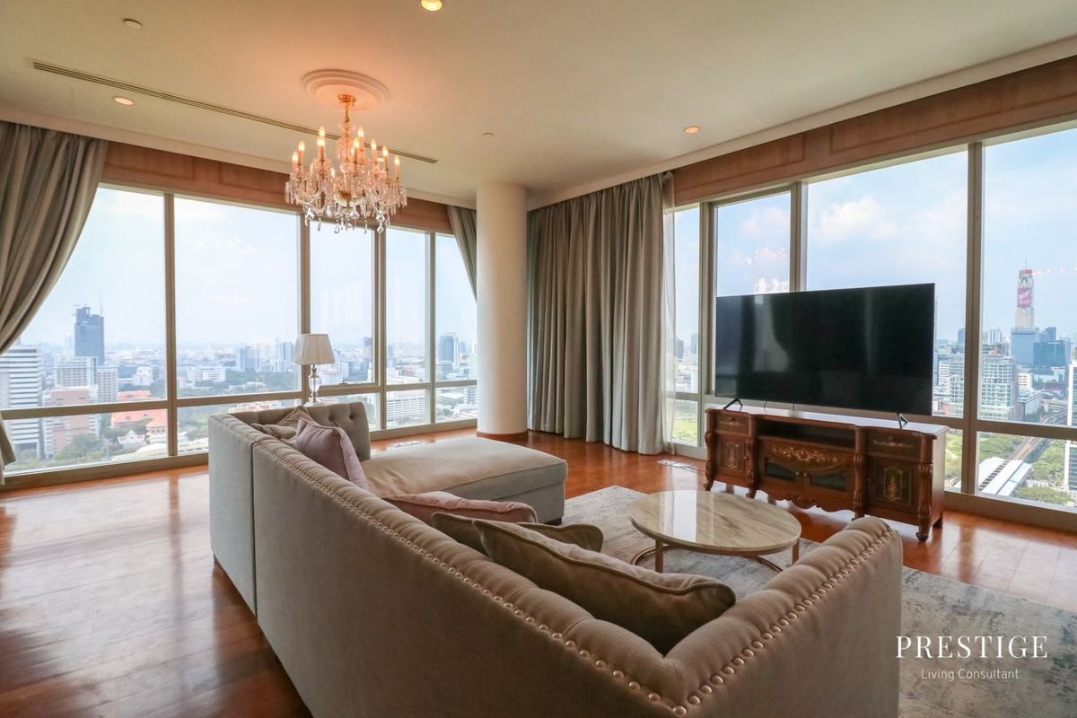 For RentCondoWitthayu, Chidlom, Langsuan, Ploenchit : 📌For RENT Rent | 185 Rajadamri - 4BR (299 SQM) 300,000 THB