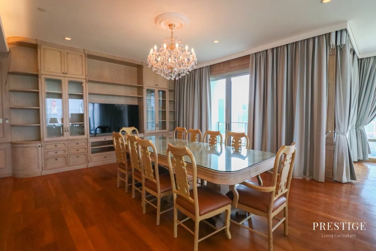 For RentCondoWitthayu, Chidlom, Langsuan, Ploenchit : 📌For RENT Rent | 185 Rajadamri - 4BR (299 SQM) 300,000 THB