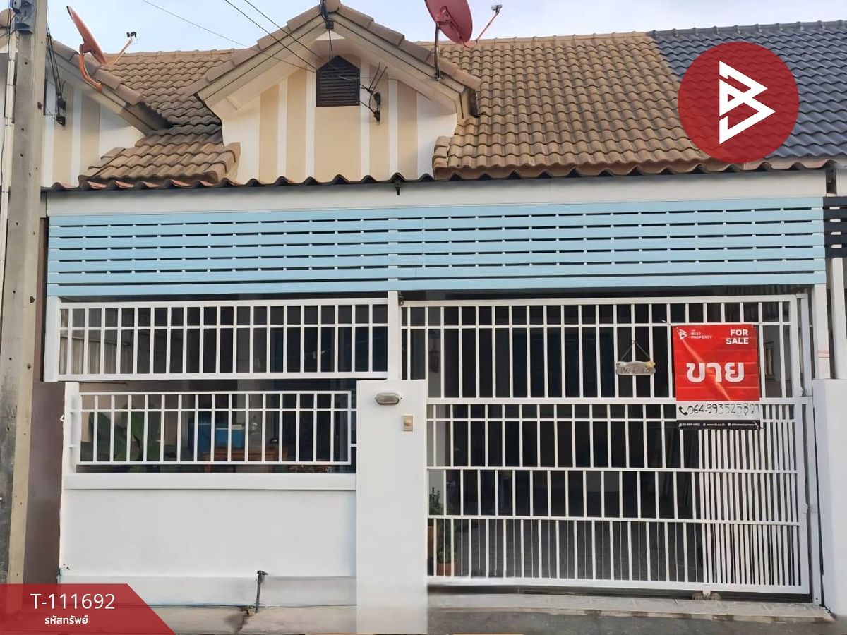 For SaleTownhomePattaya, Bangsaen, Chonburi : Townhouse for sale Senisirit Village, Laem Chabang, Sriracha, Chon Buri