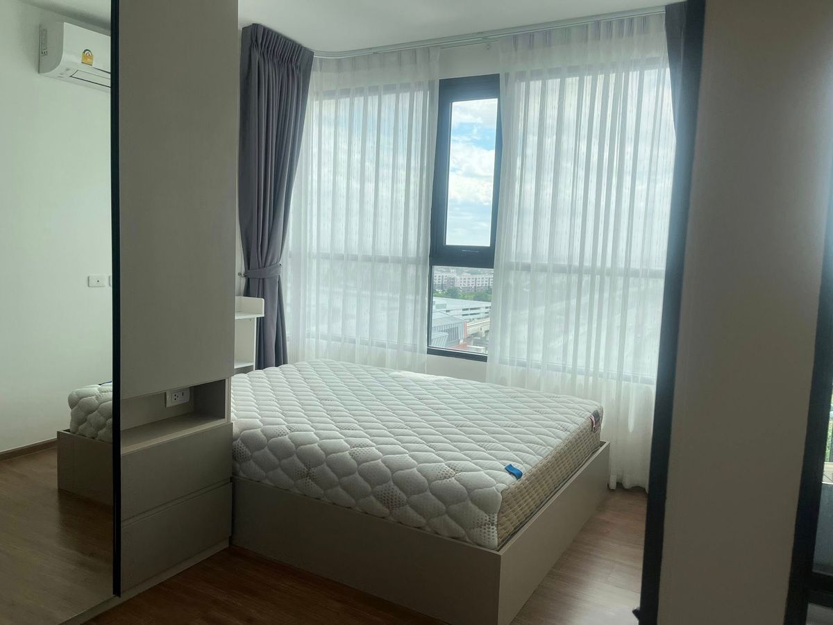 ให้เช่าคอนโดมีนบุรี-ร่มเกล้า : 🍀🔥FOR RENT>> The Origin Ram 209 Interchange 🌷ขนาด 26.5 ตร.ม. ชั้น 14 Fully Furnished ติดถนนรามคำแหง ตรงข้ามรถไฟฟ้า Interchange มีนบุรี #ASB-0196