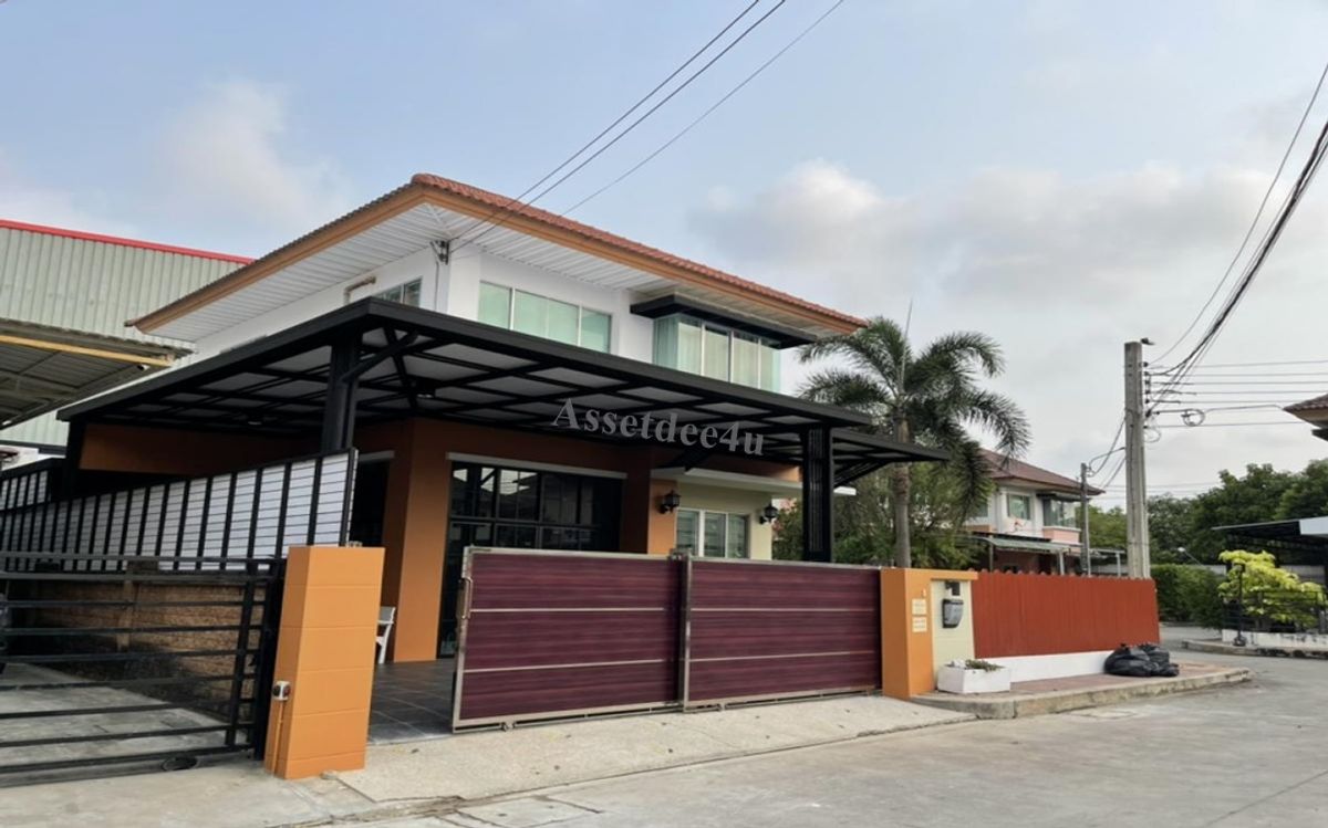For RentHouseRama5, Ratchapruek, Bangkruai : Ratchaphruek House Chenrang In AH548 house for rent, Krisada Lagoon Pinklao Rama 5, complete furniture Near the outstanding Near Rama 5 Circle, near Central
