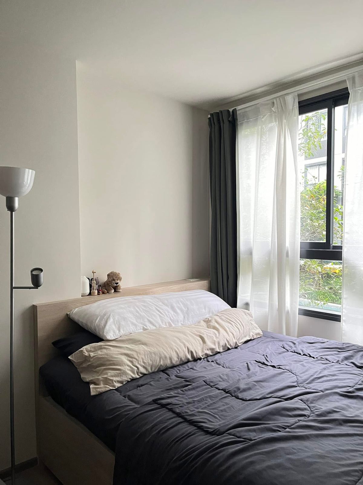 ให้เช่าคอนโดบางนา แบริ่ง ลาซาล : 📢🎉FOR RENT>> The Muve Bangna 🍀ชั้น 2 อาคาร A วิวสระน้ำ เฟอร์นิเจอร์ตกแต่งครบ พร้อมเครื่องใช้ไฟฟ้า เดินทางสะดวก ใกล้ รถไฟฟ้าสายสีเหลือง สถานีศรีเอี่ยม #ASB-0197