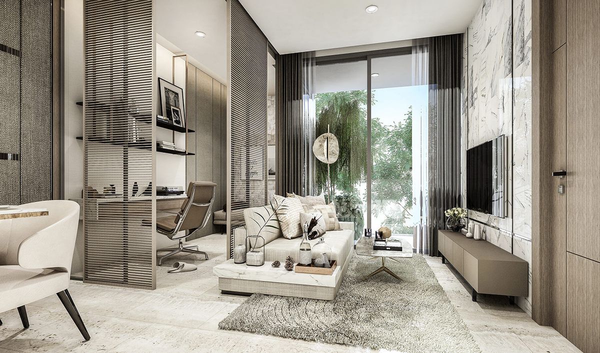 ขายคอนโดสุขุมวิท อโศก ทองหล่อ : คอนโดทำเลดีใกล้ มศว และ ใกล้ทั้ง BTS และ MRT 1 นอน Low-rise แต่งครบ  081-245-7349