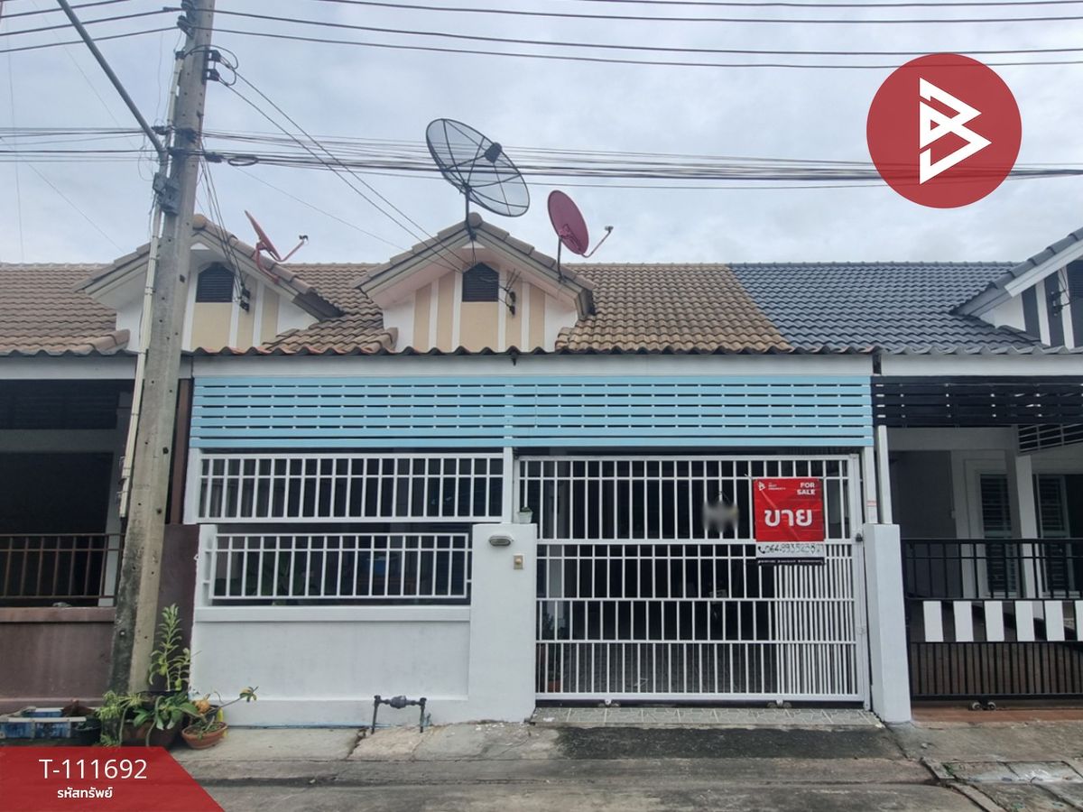 For SaleTownhomePattaya, Bangsaen, Chonburi : Townhouse for sale Senisirit Village, Laem Chabang, Sriracha, Chon Buri