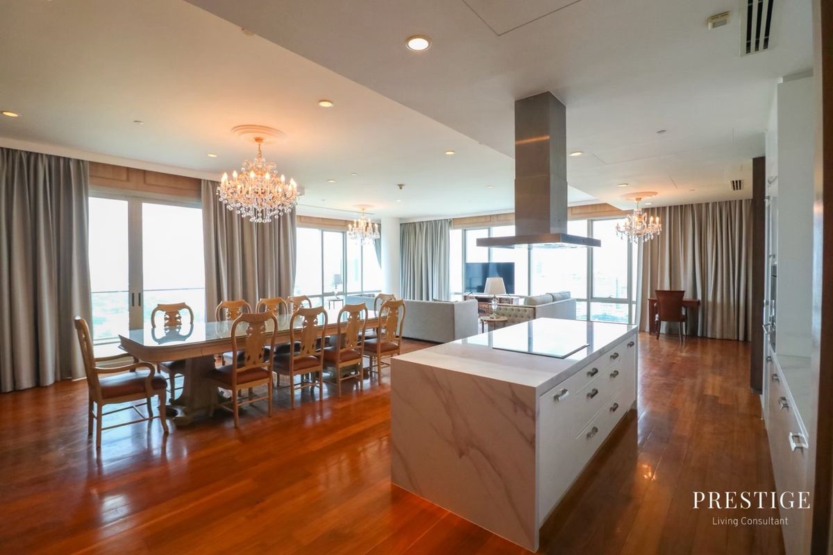 For RentCondoWitthayu, Chidlom, Langsuan, Ploenchit : 📌For RENT Rent | 185 Rajadamri - 4BR (299 SQM) 300,000 THB