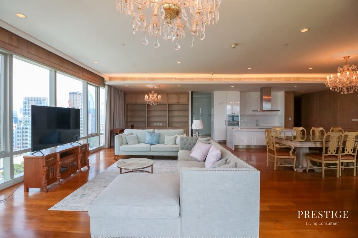 For RentCondoWitthayu, Chidlom, Langsuan, Ploenchit : 📌For RENT Rent | 185 Rajadamri - 4BR (299 SQM) 300,000 THB