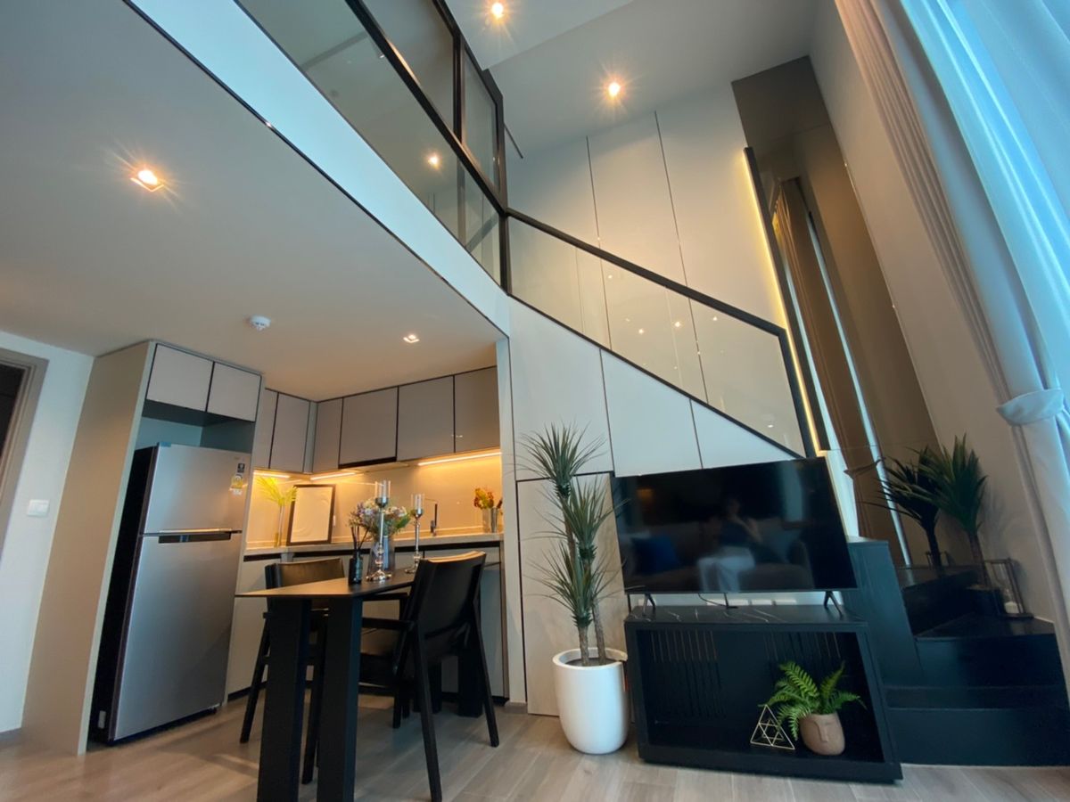 ให้เช่าคอนโดสะพานควาย จตุจักร : ให้เช่า คอนโด The reserve พหล-ประดิพัทธ์ ห้อง Duplex 40ตรม. แต่งสวย กั้นห้องนอนเป็นสัดส่วน