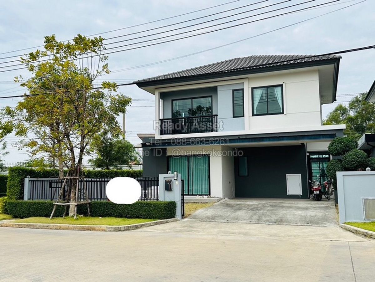 ขายบ้านสมุทรปราการ สำโรง : PN689HS0501 ขายบ้านเดี่ยว 2 ชั้น บริทาเนีย บางนา - สุวรรณภูมิ เนื้อที่ 61.3 ตรว 3นอน 3น้ำ หลังมุมสวยสุด โปร่ง และน่าอยู่ พร้อมของแถมมากมาย