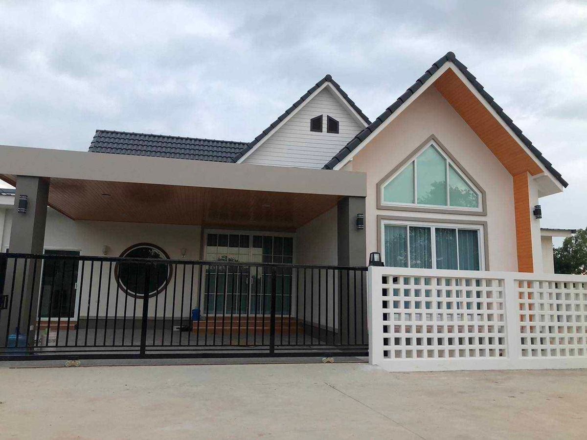 ขายบ้านกาฬสินธุ์ : 1 หลังสุดท้าย!! บ้านเดี่ยวชั้นเดียวสร้างใหม่ ทำเลทอง อ.เมือง จ.กาฬสินธุ์ ใกล้โลตัส โรงเรียน โรงพยาบาลฯ