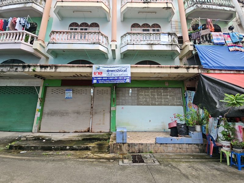 For SaleShop HouseEakachai, Bang Bon : 🔥 Urgent 🔥 Sell 3 -storey commercial building, 2 Kuhasri Thaweeville 3