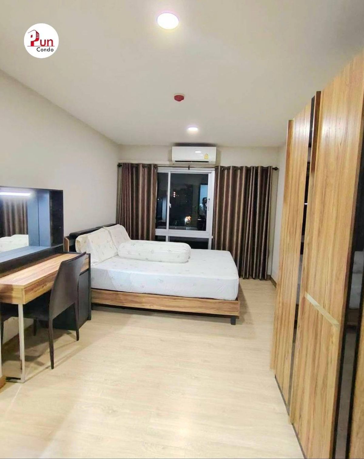 For RentCondoPathum Thani,Rangsit, Thammasat : 🎡 #for rent becondo Phaholyothin 🤍 Beautiful room, fully furnished 🤖 View of Bangkok University 😊 Less noise ✨ There is a kitchen zone, washing zone ready !!️ ✅ Pun