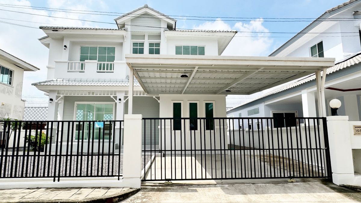 บ้านปทุมธานี รังสิต ธรรมศาสตร์ : ขายบ้านเดี่ยว 2 ชั้นหมู่บ้านชัยพฤกษ์ รังสิต-คลอง4 ถ.รังสิต-นครนายก ตำบลบึงยี่โถ อำเภอธัญบุรี ปทุมธานี 